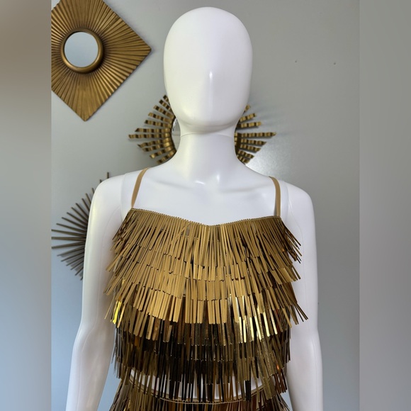 ASOS Design - Top and Skirt Set in Gold Shard Sequin - Picture 7 of 14